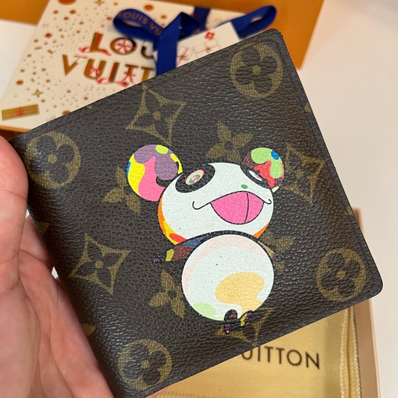🎀LOUIS VUITTON x Takashi Murakami 2004 Marco wallet - Picture 10 of 12